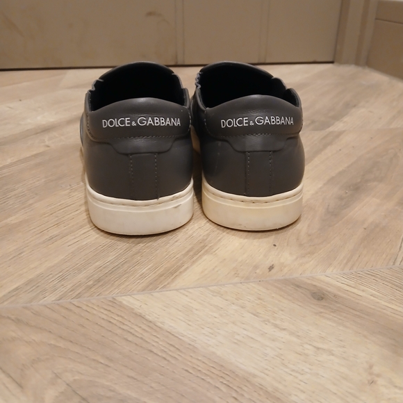 Dolce & Gabbana Black Slip-On Loafers with Character Design main image 9